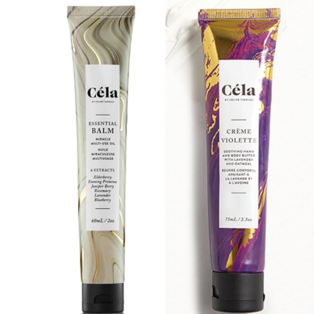 NEW Set of 2 Cela Essential Balm and Creme Violette